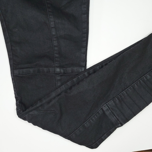 Free People 'Jillian' Coated Low Rise Skinny Jean - Picture 4 of 16